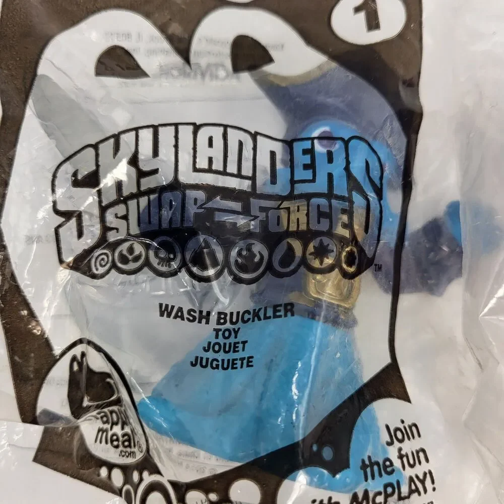 Lot Of 3 Skylanders McDonald’s Happy Meal Toys 2013 2014 Spyro Chompy Buckler